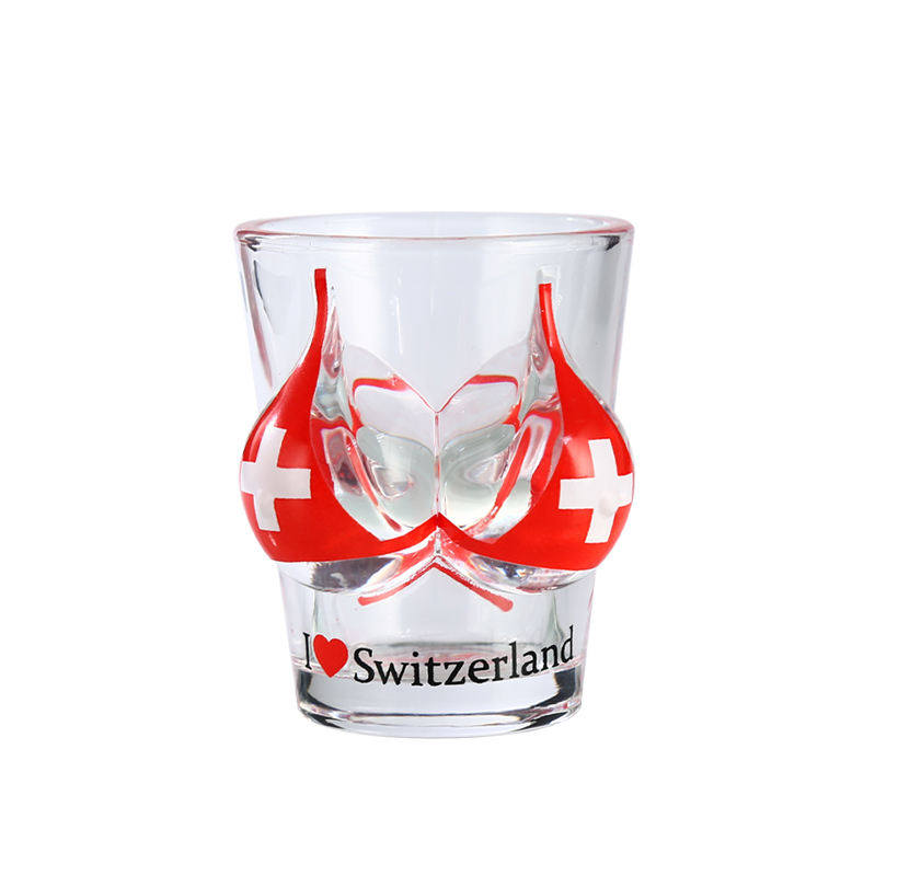 50ml Lady Body Shape Different Size Sexy Breast Bikini Glasses